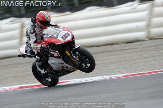 2010-05-08 Monza 1828 La Roggia - Superbike - Qualifyng Practice - Luca Scassa - Ducati 1098R